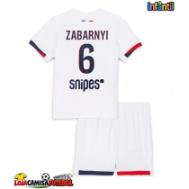 Camisa de Futebol Paris Saint-Germain Illia Zabarnyi #6 Equipamento Secundário Infantil 2025-26 Manga Curta (+ Calças curtas)